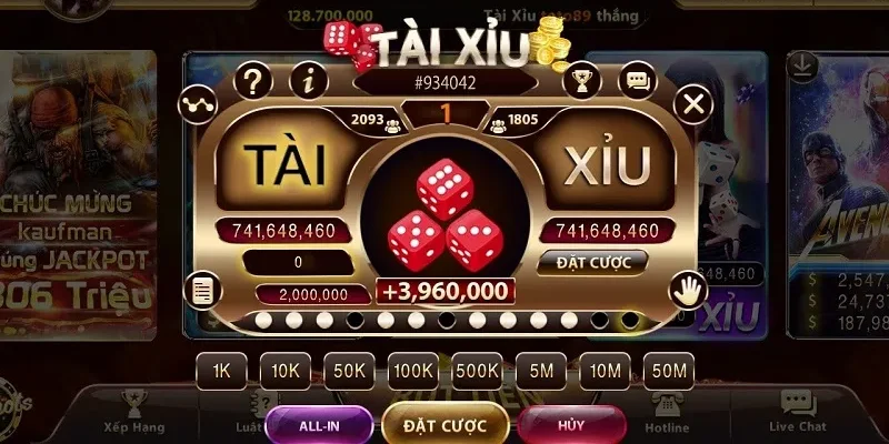 Các bước chơi tài xỉu